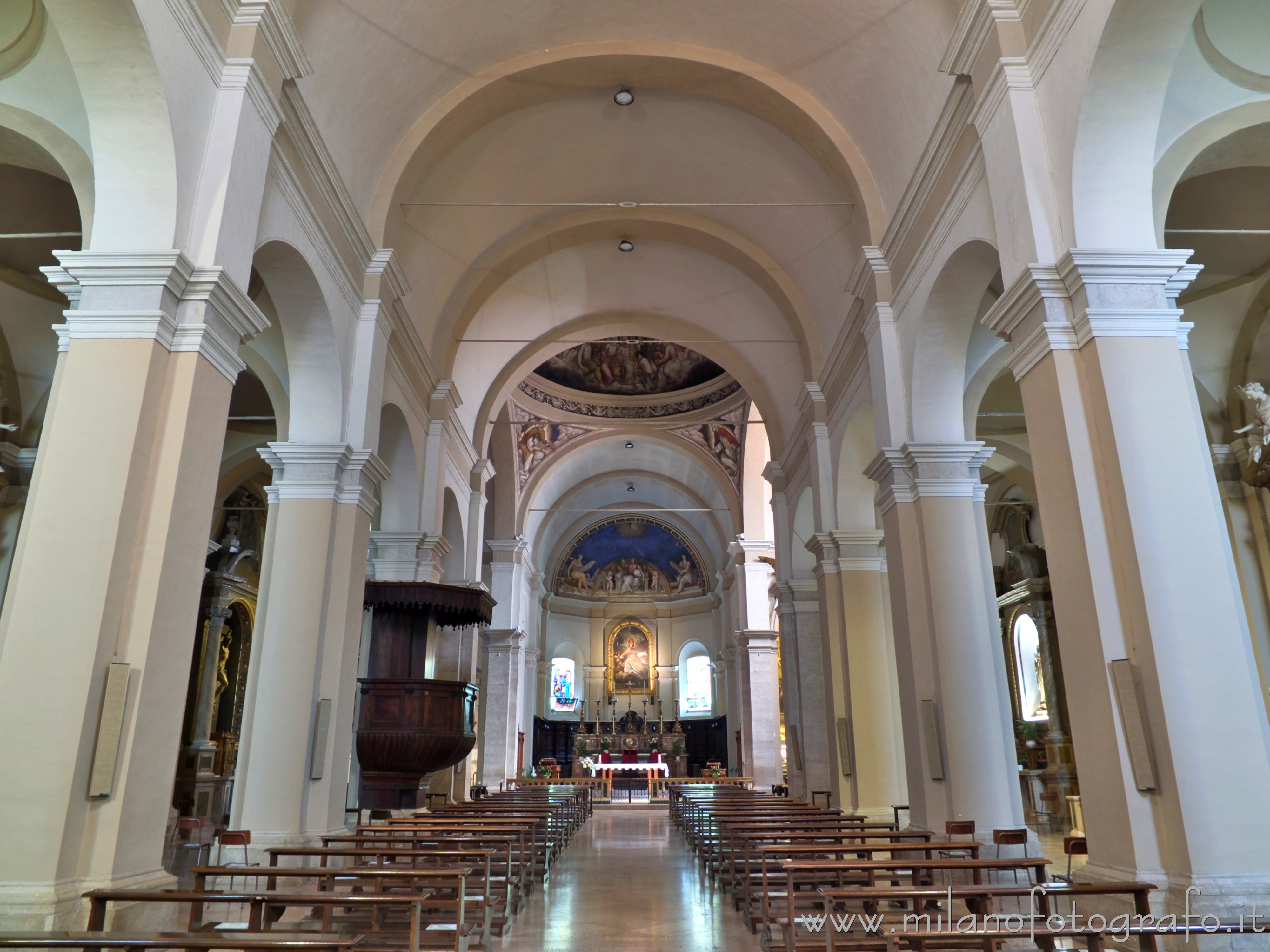 Fano (Pesaro e Urbino, Italy) - Interior of the Church of St. Paternianus